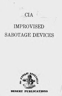 CIA Improvised Sabotage Devices