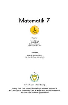 Matematik 7. 1. Kitap