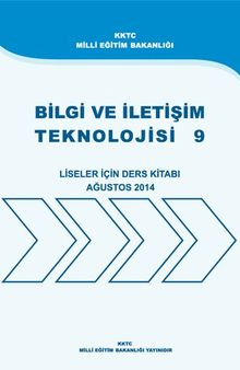 Bilgi ve İletişim Teknolojisi 9. Liseler için ders kitabı