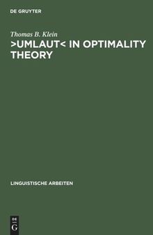 ›Umlaut‹ in Optimality Theory: A Comparative Analysis of German and Chamorro