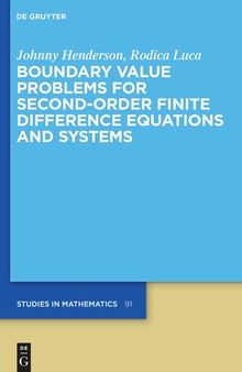 Boundary Value Problems for Second-Order Finite Difference Equations and Systems