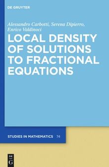 Local Density of Solutions to Fractional Equations