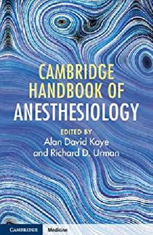 Cambridge Handbook of Anesthesiology