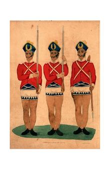The military costume of India in an exemplification of the manual and platoon exercises of the native troops and the British army in general