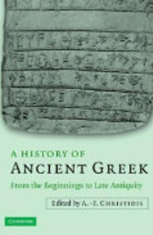 A History of Ancient Greek: From the Beginnings to Late Antiquity
