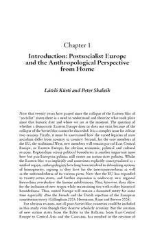 Postsocialist Europe: Anthropological Perspectives from Home (Introduction only)