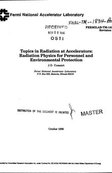 Radiation Physics for Personnel [at particle accelerators]