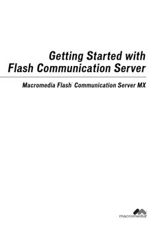 Macromedia - Getting Started with Flash Communication Server