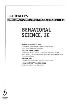 UCV Behavioral Science