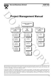 Project Management Manual