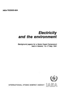 Electricity and the Environment (IAEA TECDOC-624)