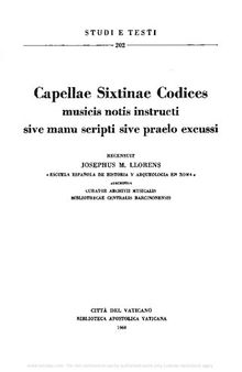 Capellae Sixtinae codices