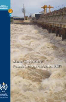 Manual on Estimation of Probable Maximun Precipitation (PMP)