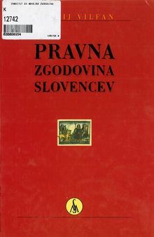 Pravna zgodovina Slovencev