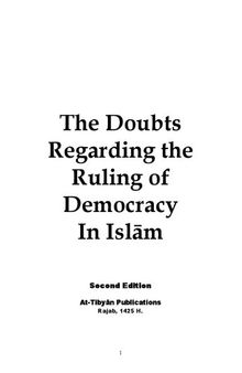 The Doubts Regarding the Ruling of Democracy In Islām