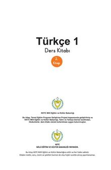 Türkçe 1. Ders Kitabı. 2. Kitap