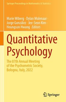 Quantitative Psychology: The 87th Annual Meeting of the Psychometric Society, Bologna, Italy, 2022