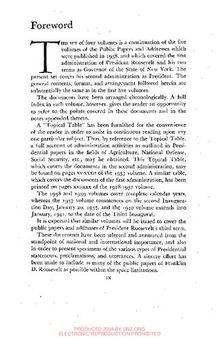 The public papers and addresses of Franklin D. Roosevelt. 1937 volume, The constitution prevails.