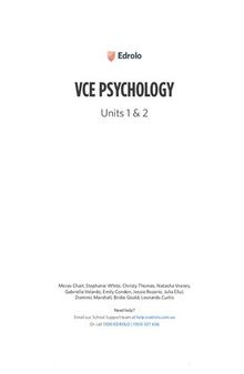 Edrolo VCE Psychology Units 1 & 2