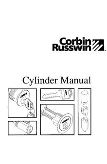 Corbin Russwin Cylinder Manual