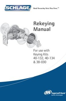 Schlage Rekeying Manual