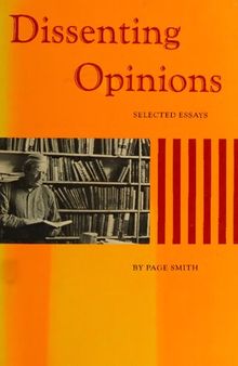 Dissenting Opinions - Selected Essays