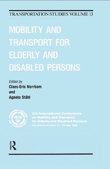 Mobility and Transport for Elderly and Disabled Persons