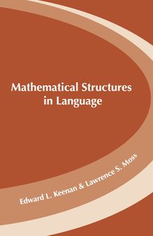 Mathematical Structures in Languages (Lecture Notes)