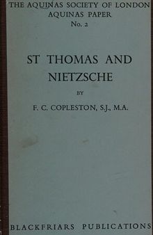 St. Thomas and Nietzche