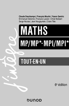 Maths Tout-en-un MP/MP*-MPI/MPI* -