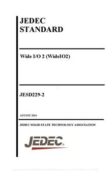 JEDEC STANDARD. Wide I/O 2 (WideIO2). JESD229-2