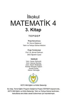 Matematik 4. İlkokul. 3. Kitap