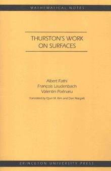 Thurston's Work on Surfaces (MN-48) (Mathematical Notes, 48)