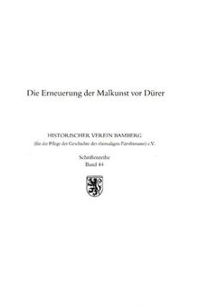 Die Erneuerung der Malkunst vor Dürer - Band 1