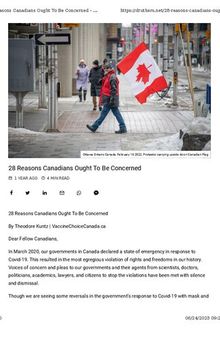 CANADA : 28 Reasons Canadians Ought To Be Concerned.pdf