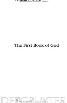 The First Book of God