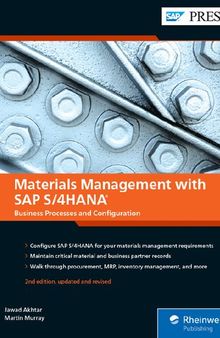 Materials Management with SAP S/4HANA: Business Processes and Configuration  (SAP PRESS)