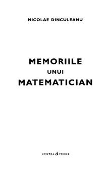 Memoriile unui matematician