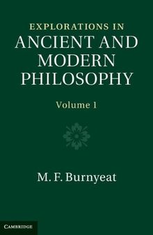 Explorations in Ancient and Modern Philosophy