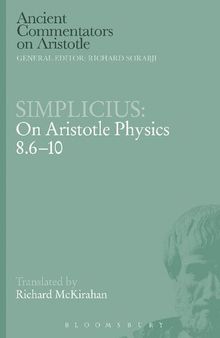 Simplicius: on Aristotle Physics 8.6-10