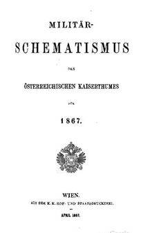 Militär-Schematismus des österreichischen Kaisertums für 1867