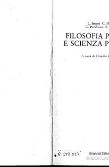 Filosofia pratica e scienza politica