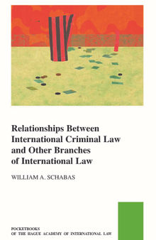 Relationships between International Criminal Law and Other Branches of International Law