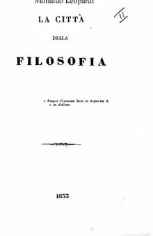 La città della filosofia