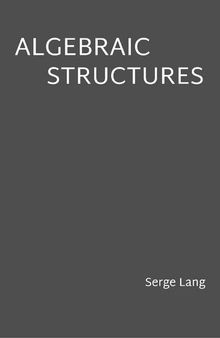 Algebraic Structures