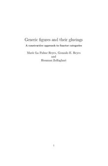 Generic figures and their glueings: A constructive approach to functor categories