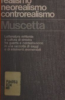 Realismo Neorealismo Controrealismo