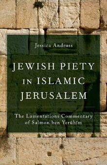 Jewish Piety in Islamic Jerusalem: The Lamentations Commentary of Salmon ben Yeruhim (AAR Religion in Translation)
