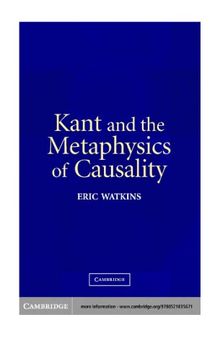 Kant and the metaphysics of causality