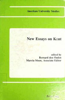 New Essays on Kant